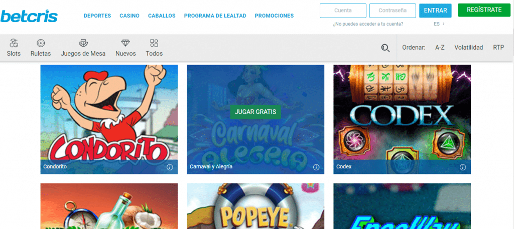 Betcris opiniones