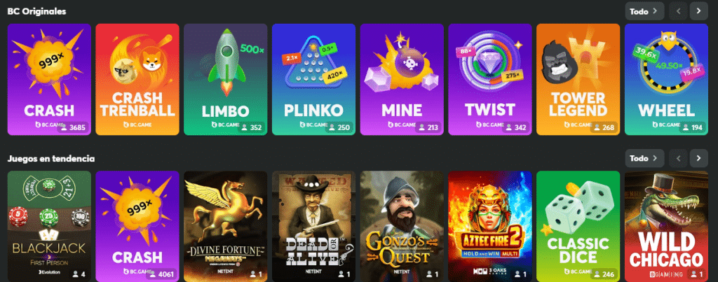 bc game casino