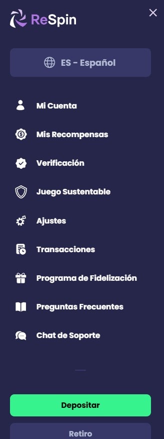 menu respin