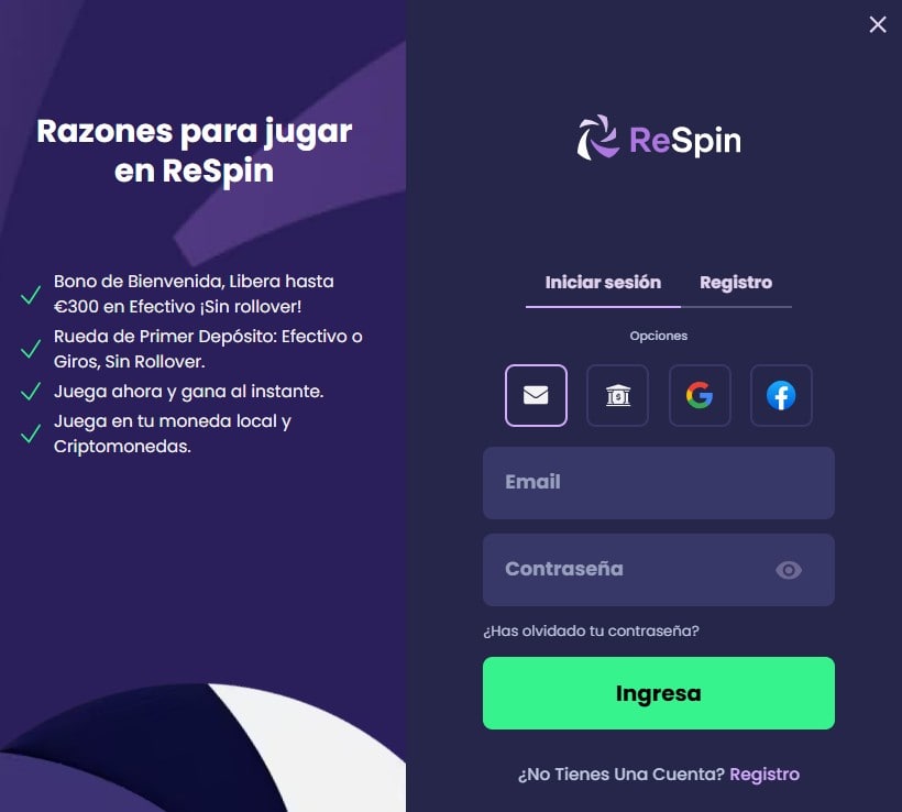 registro respin